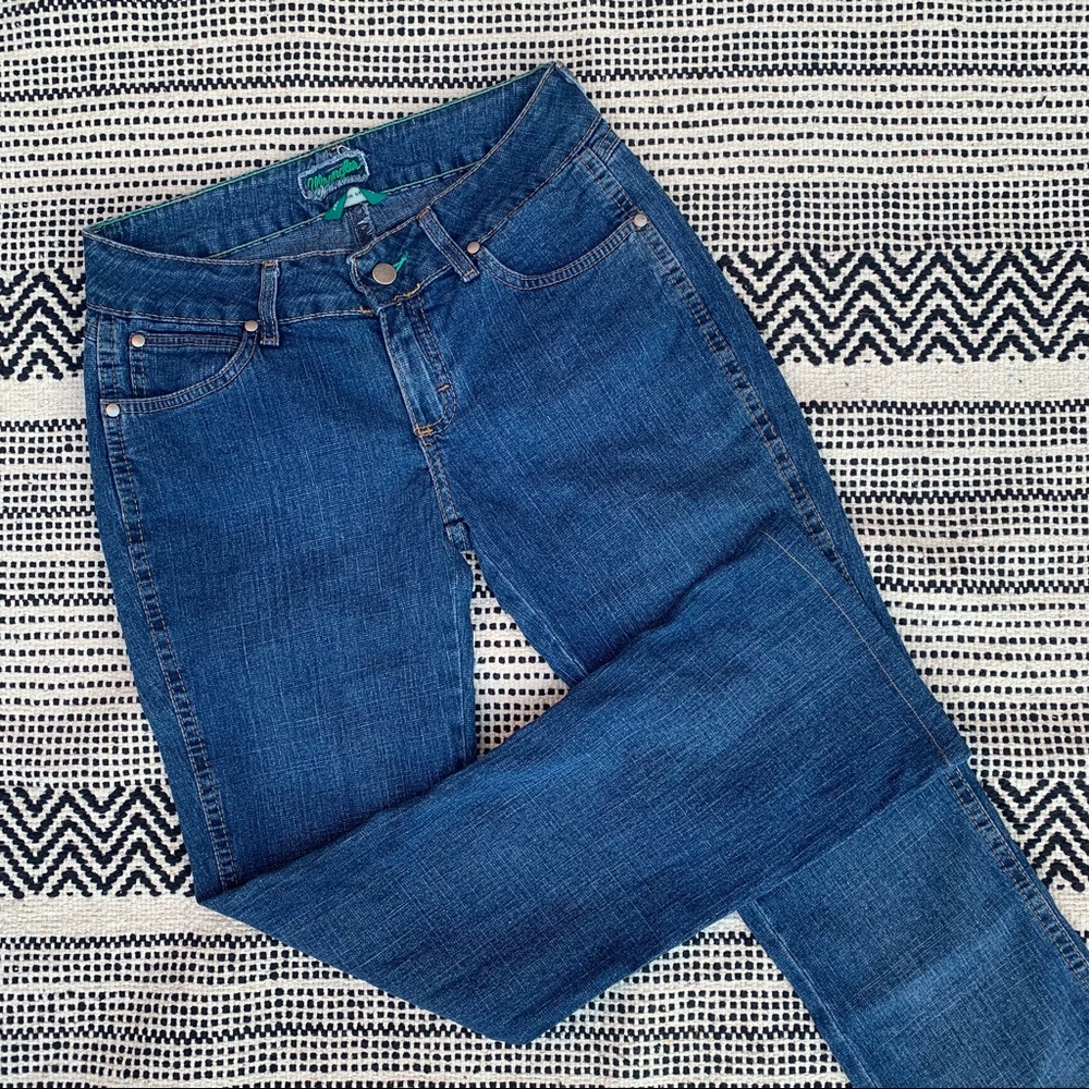 Vintage Wrangler Premium Patch Bootcut Jeans size 5/6!
